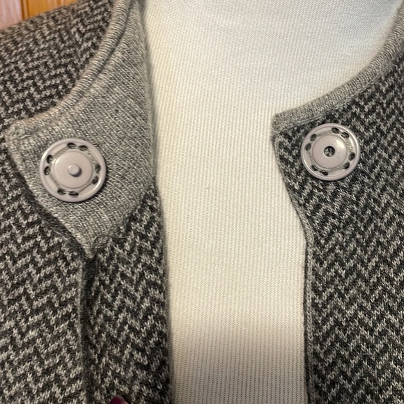 Long 1 button cardigan - Picture 5 of 9